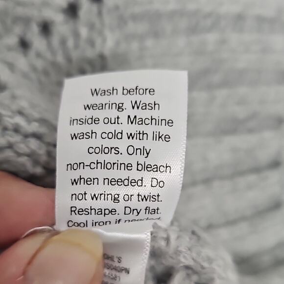 SO Elegant Wmn Open Front Gray Fox Heather Crop Cardigan Sweater Size 2X (NWT) - Picture 9 of 10